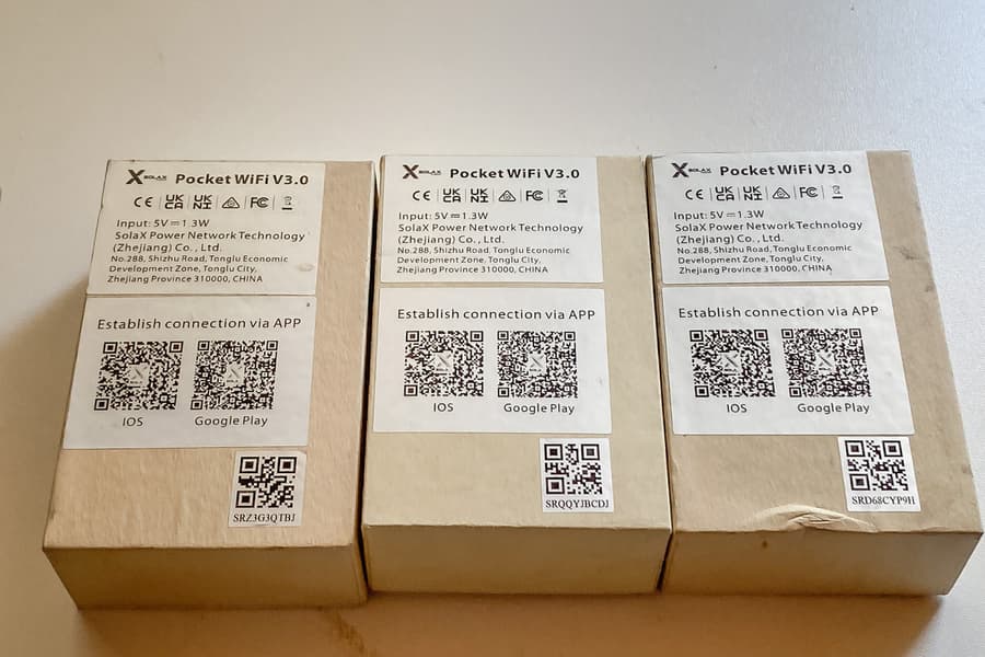 3 Adapter SolaX Pocket Wifi V 3.0